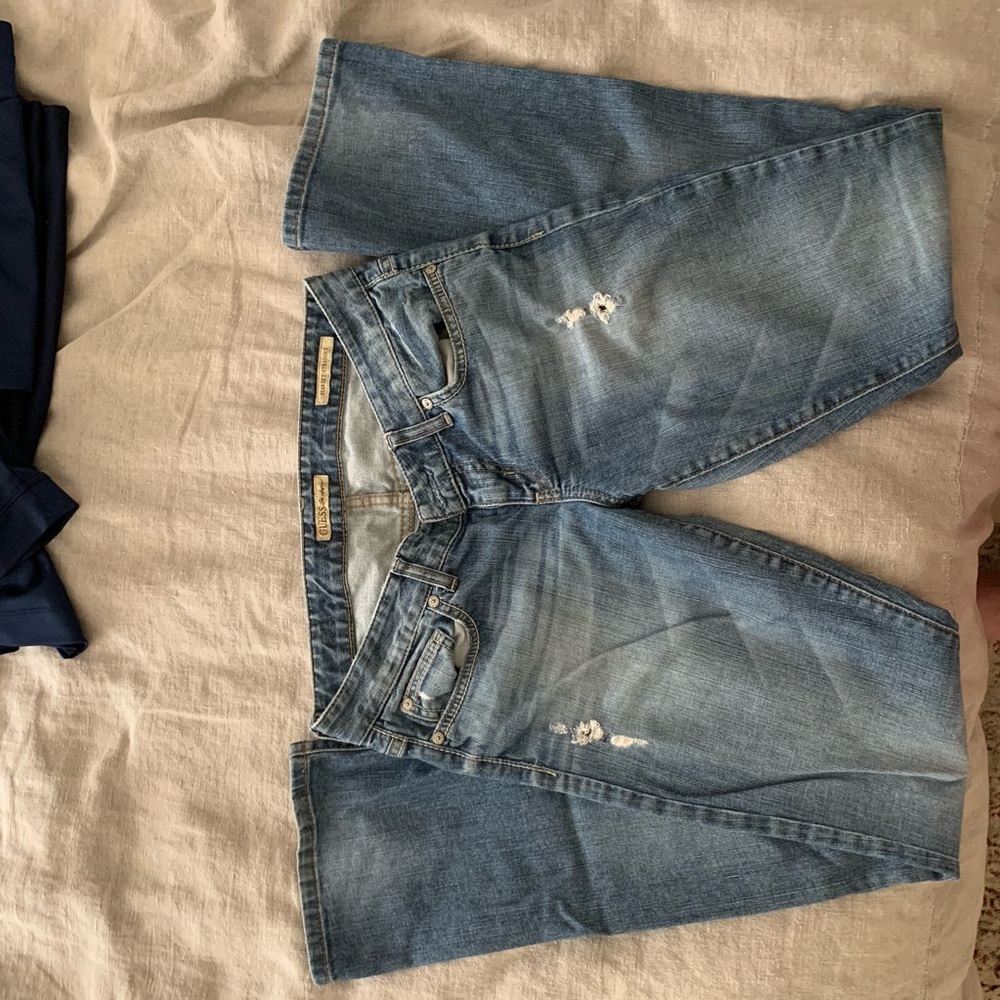 Distressed Guess Jeans